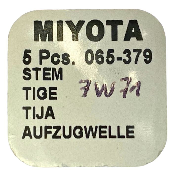 Miyota 065-379 - 401 Tige de remontoir (à l'unité) - Winding stem (per unit)