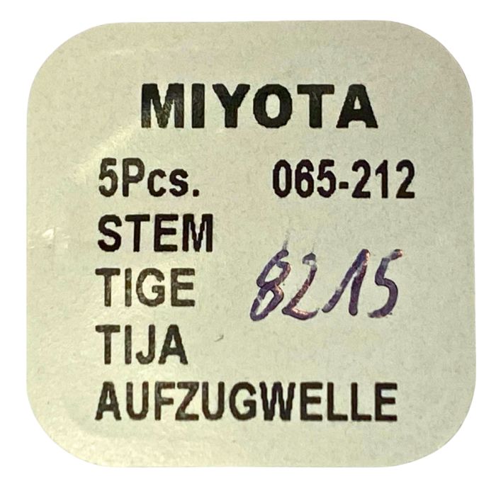 Miyota 065-212 - 401 Tige de remontoir (à l'unité) - Winding stem (per unit)