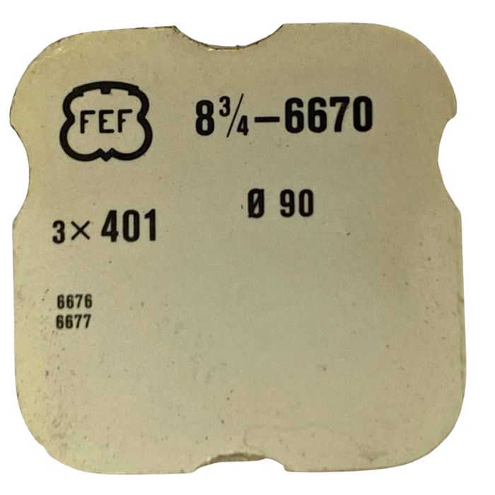 F.E.F 6670 - 401 Tige de remontoir (à l'unité) - Winding stem (per unit)