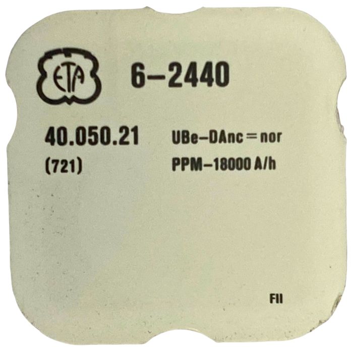 ETA 2440 - 721N Balancier avec spiral plat (à l'unité) - Balance with flat hairspring regulated (per unit)