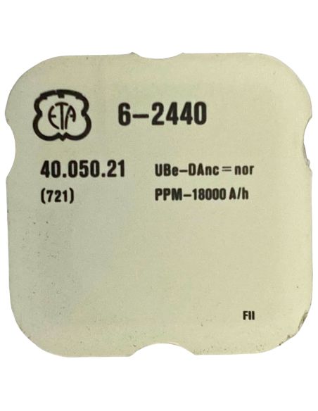 ETA 2440 - 721N Balancier avec spiral plat (à l'unité) - Balance with flat hairspring regulated (per unit)