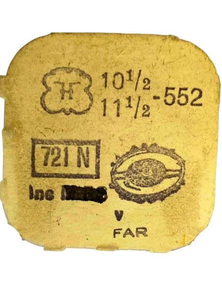 FHF 552 - 721N Balancier avec spiral plat (à l'unité) - Balance with flat hairspring regulated (per unit)