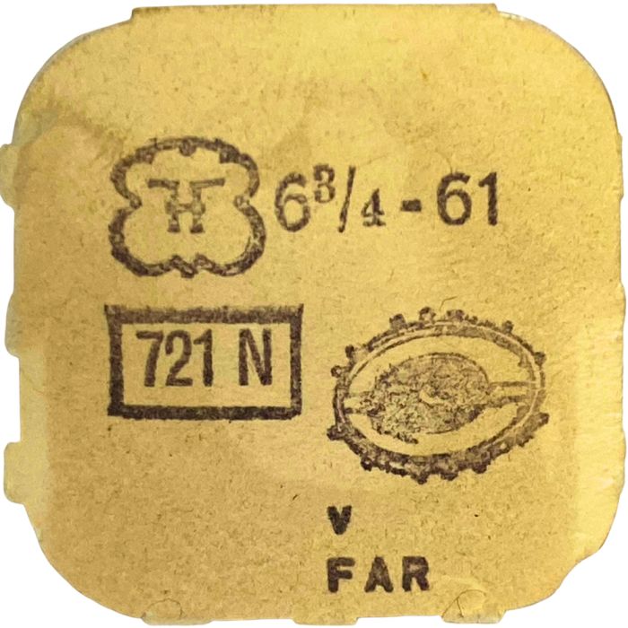 FHF 61 - 721N Balancier avec spiral plat (à l'unité) - Balance with flat hairspring regulated (per unit)