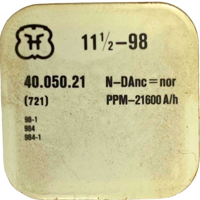 FHF 98 - 721 Balancier avec spiral plat (à l'unité) - Balance with flat hairspring regulated (per unit)