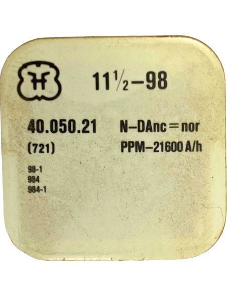 FHF 98 - 721 Balancier avec spiral plat (à l'unité) - Balance with flat hairspring regulated (per unit)