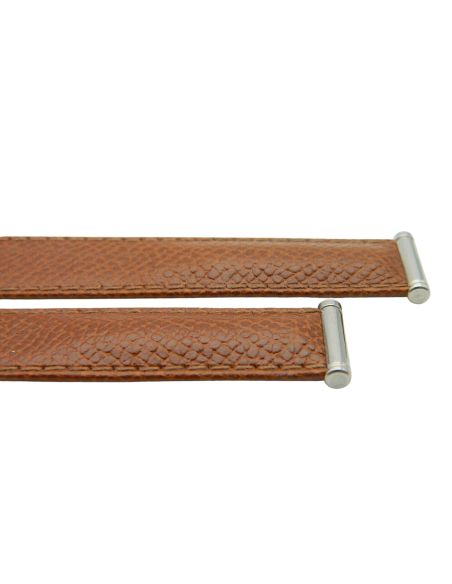 Boucheron bracelet lézard marron S - Brown Lizard strap