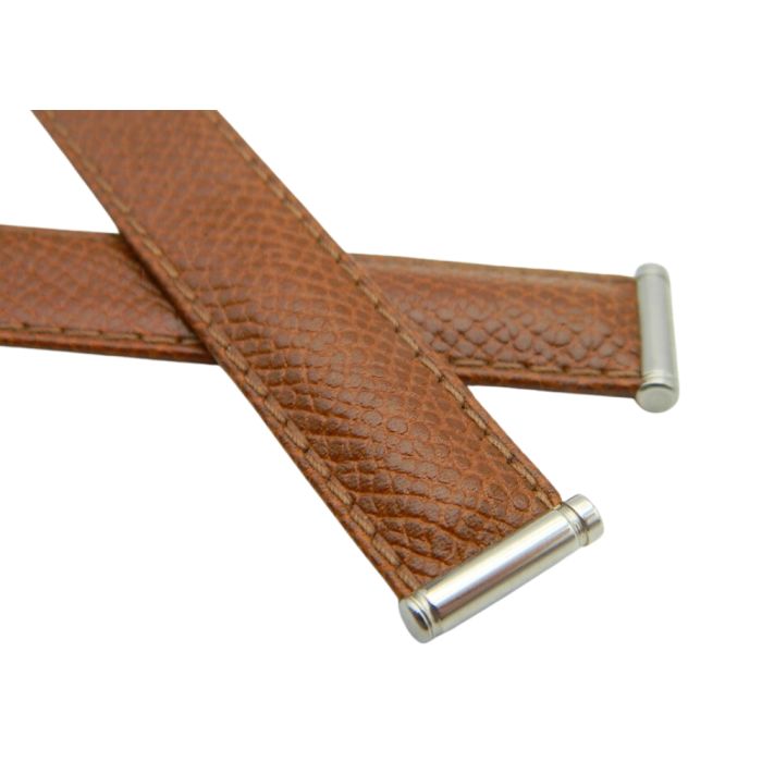 Boucheron bracelet lézard marron S - Brown Lizard strap