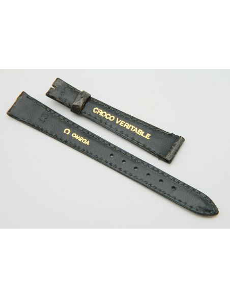 Omega bracelet Croco 13mm- Genuine crocodile strap