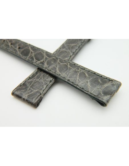 Omega bracelet Croco 13mm- Genuine crocodile strap