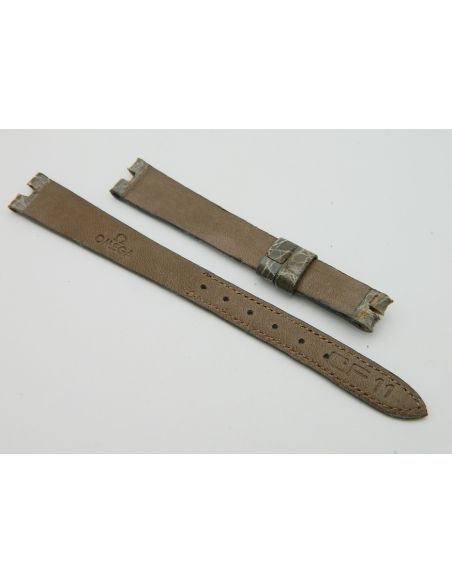 Omega bracelet Crocodile 11mm- Genuine crocodile strap