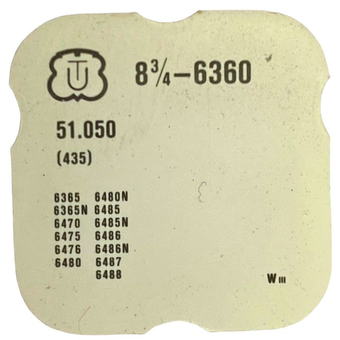 Unitas 6360 - 435 Bascule (à l'unité) - Yoke (clutch lever) (per unit)