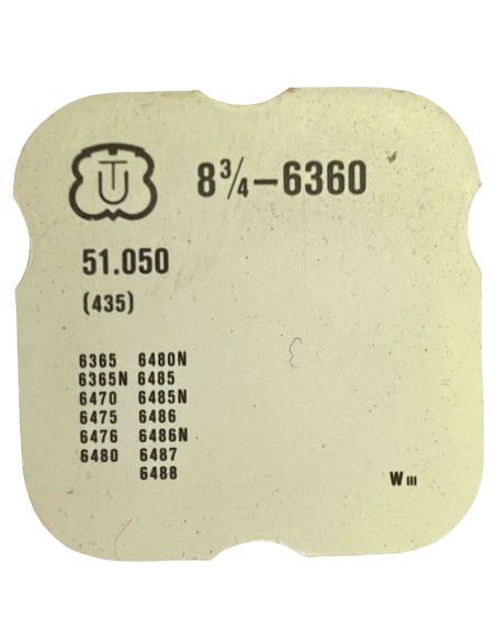 Unitas 6360 - 435 Bascule (à l'unité) - Yoke (clutch lever) (per unit)