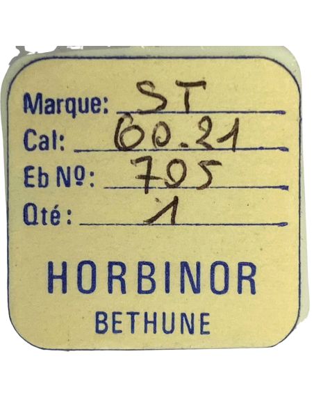 ST 60.21 - 705 Roue d'ancre pivotée (à l'unité) - Escape wheel and pinion with straight pivots (per unit)