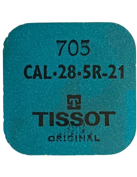 Tissot 28.5R.21 - 705 Roue d'ancre pivotée (à l'unité) - Escape wheel and pinion with straight pivots (per unit)