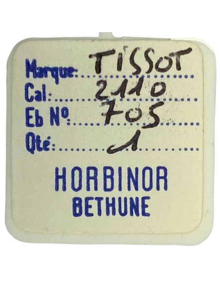 Tissot 2110 - 705 Roue d'ancre pivotée (à l'unité) - Escape wheel and pinion with straight pivots (per unit)