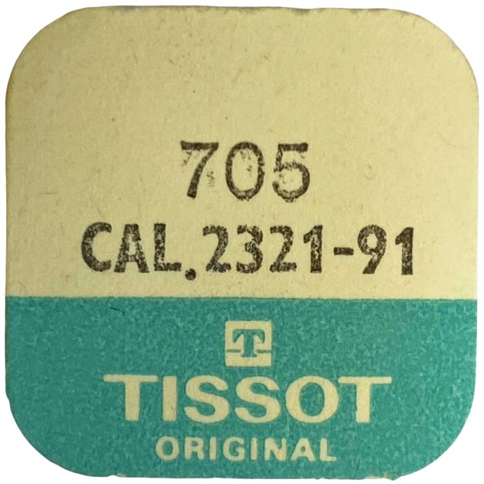 Tissot 2321.91 - 705 Roue d'ancre pivotée (à l'unité) - Escape wheel and pinion with straight pivots (per unit)