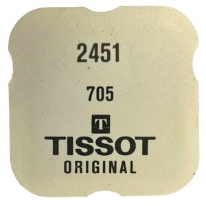 Tissot 2451 - 705 Roue d'ancre pivotée (à l'unité) - Escape wheel and pinion with straight pivots (per unit)