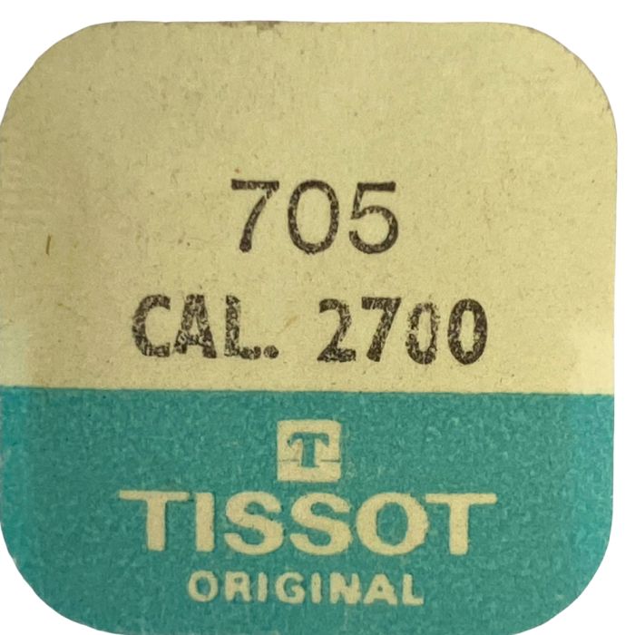 Tissot 2700 - 705 Roue d'ancre pivotée (à l'unité) - Escape wheel and pinion with straight pivots (per unit)