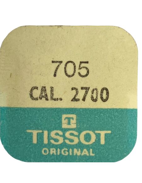 Tissot 2700 - 705 Roue d'ancre pivotée (à l'unité) - Escape wheel and pinion with straight pivots (per unit)