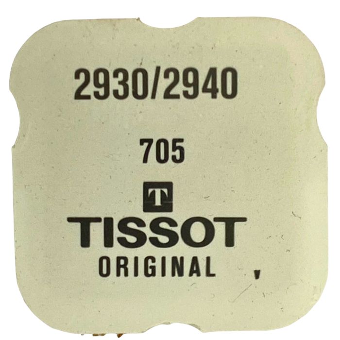 Tissot 2930/2940 - 705 Roue d'ancre pivotée (à l'unité) - Escape wheel and pinion with straight pivots (per unit)