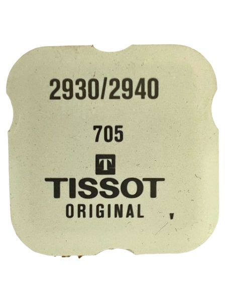 Tissot 2930/2940 - 705 Roue d'ancre pivotée (à l'unité) - Escape wheel and pinion with straight pivots (per unit)