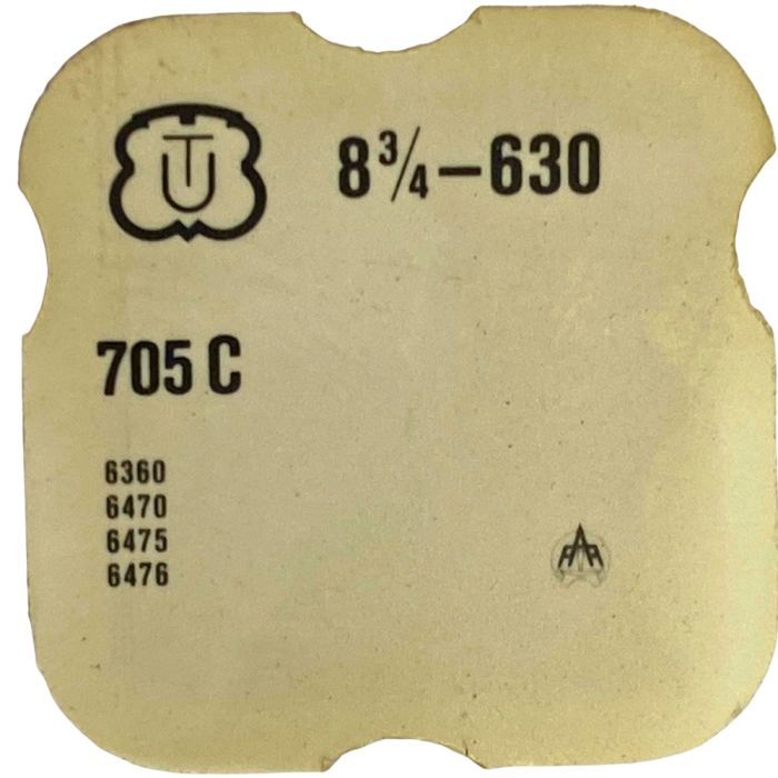 Unitas 630 - 705 Roue d'ancre pivotée (à l'unité) - Escape wheel and pinion with straight pivots (per unit)