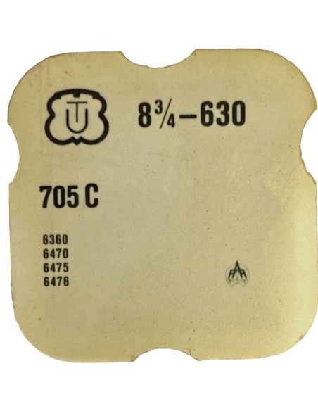 Unitas 630 - 705 Roue d'ancre pivotée (à l'unité) - Escape wheel and pinion with straight pivots (per unit)