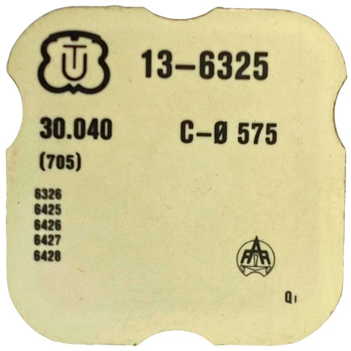 Unitas 6325 - 705 Roue d'ancre pivotée (à l'unité) - Escape wheel and pinion with straight pivots (per unit)