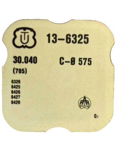 Unitas 6325 - 705 Roue d'ancre pivotée (à l'unité) - Escape wheel and pinion with straight pivots (per unit)