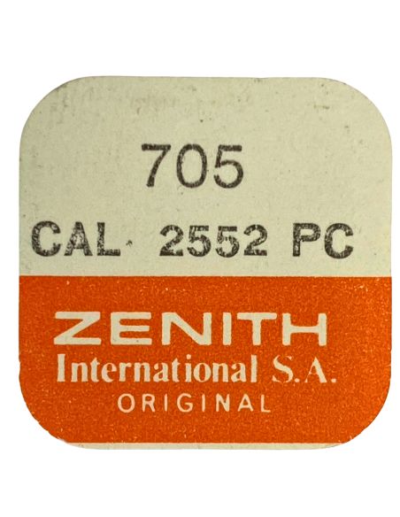 Zenith 2552PC - 705 Roue d'ancre pivotée (à l'unité) - Escape wheel and pinion with straight pivots (per unit)