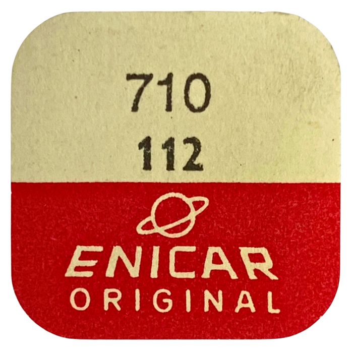 Enicar 112 - 710 Ancre montée (à l'unité) - Jewelled pallet fork and staff (per unit)