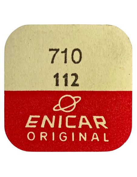 Enicar 112 - 710 Ancre montée (à l'unité) - Jewelled pallet fork and staff (per unit)