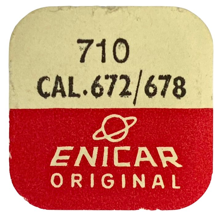 Enicar 672/678 - 710 Ancre montée (à l'unité) - Jewelled pallet fork and staff (per unit)