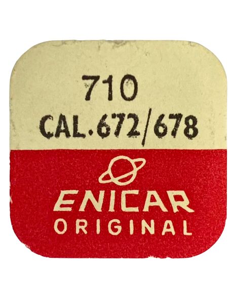 Enicar 672/678 - 710 Ancre montée (à l'unité) - Jewelled pallet fork and staff (per unit)