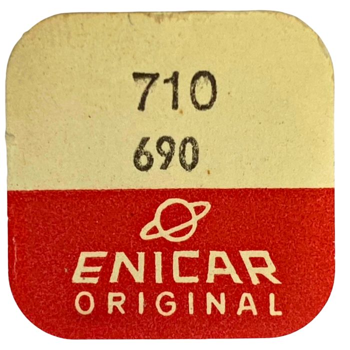 Enicar 690 - 710 Ancre montée (à l'unité) - Jewelled pallet fork and staff (per unit)