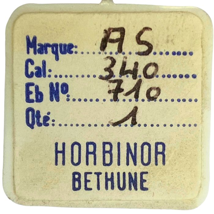 AS 340 - 710 Ancre montée (à l'unité) - Jewelled pallet fork and staff (per unit)