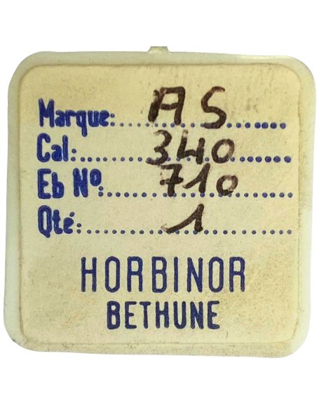 AS 340 - 710 Ancre montée (à l'unité) - Jewelled pallet fork and staff (per unit)