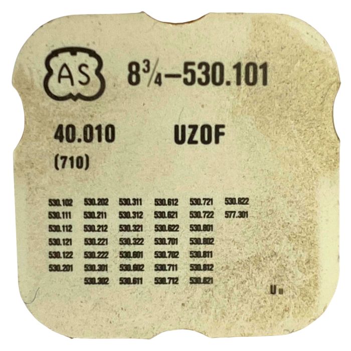 AS 530.101 - 710 Ancre montée (à l'unité) - Jewelled pallet fork and staff (per unit)