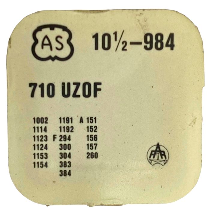 AS 984 - 710 Ancre montée (à l'unité) - Jewelled pallet fork and staff (per unit)