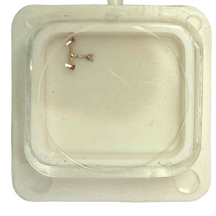 AS 1012 - 710 Ancre montée (à l'unité) - Jewelled pallet fork and staff (per unit)