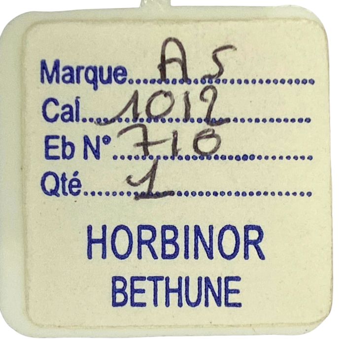 AS 1012 - 710 Ancre montée (à l'unité) - Jewelled pallet fork and staff (per unit)