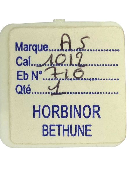 AS 1012 - 710 Ancre montée (à l'unité) - Jewelled pallet fork and staff (per unit)