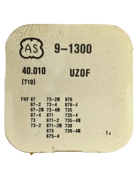 AS 1300 - 710 Ancre montée (à l'unité) - Jewelled pallet fork and staff (per unit)