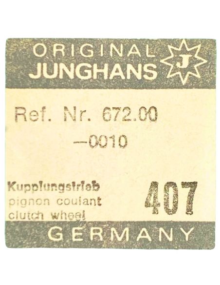 Junghans 672 - 407 Pignon coulant (à l'unité) - Clutch wheel (per unit)