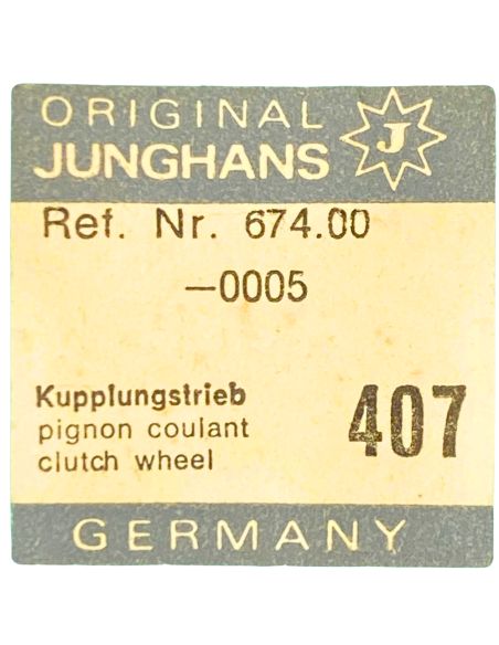 Junghans 674 - 407 Pignon coulant (à l'unité) - Clutch wheel (per unit)
