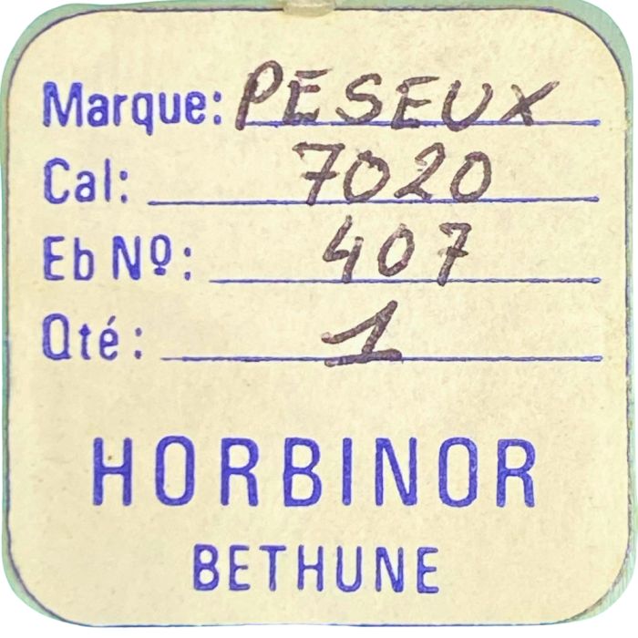 Peseux 7020 - 407 Pignon coulant (à l'unité) - Clutch wheel (per unit)