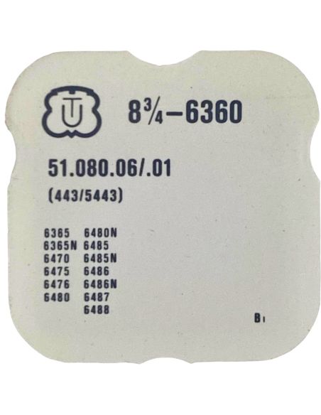 Unitas 6360 - 443 Tirette (à l'unité) - Setting lever (detent) (per unit)