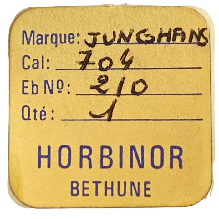 Junghans 704 - 210 Roue moyenne (à l'unité) - Third wheel and pinion (per unit)