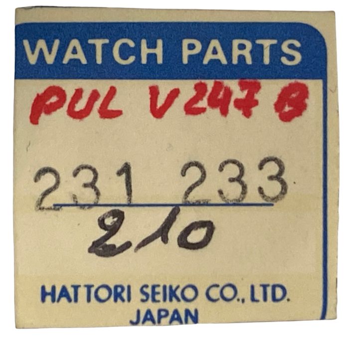 Pulsar 231233 - 210 Roue moyenne (à l'unité) - Third wheel and pinion (per unit)