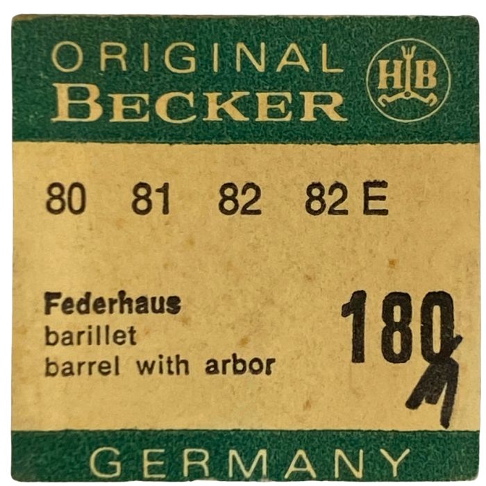 Becker 80 - 180 Barillet avec arbre (à l'unité) - Barrel with arbor (per unit)